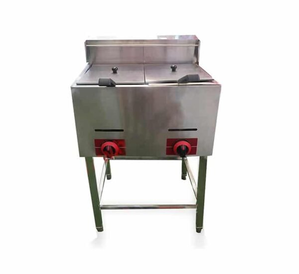 Double Gas Fryer With Stand