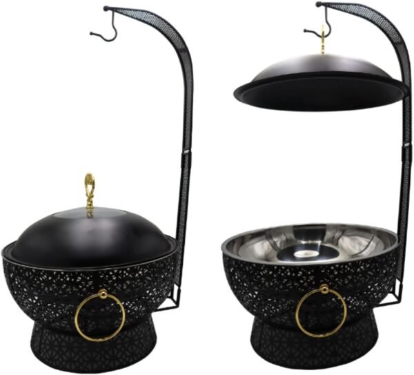 Round Chafing Dish with Hanging Lid
