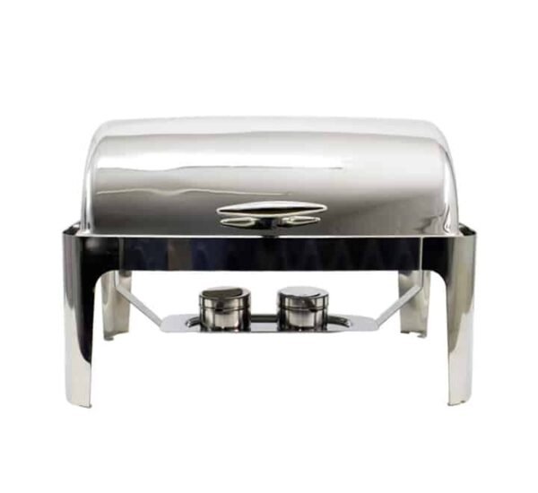 Silver Chafing Dish Roll Top