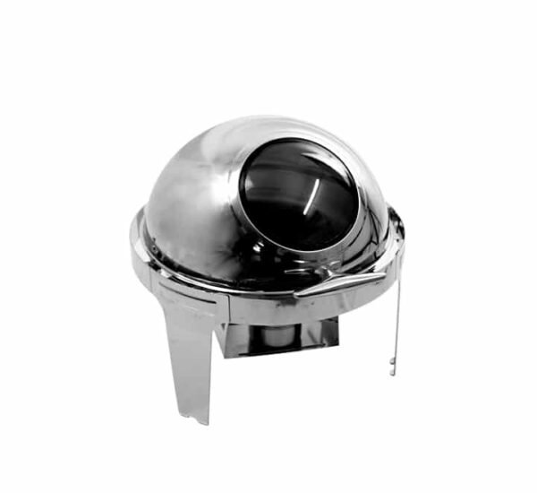 Silver Round Roll Top Chafing Dish