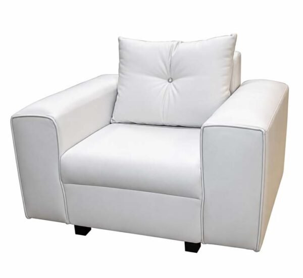 1 Seater Wedding Couch Nepal White